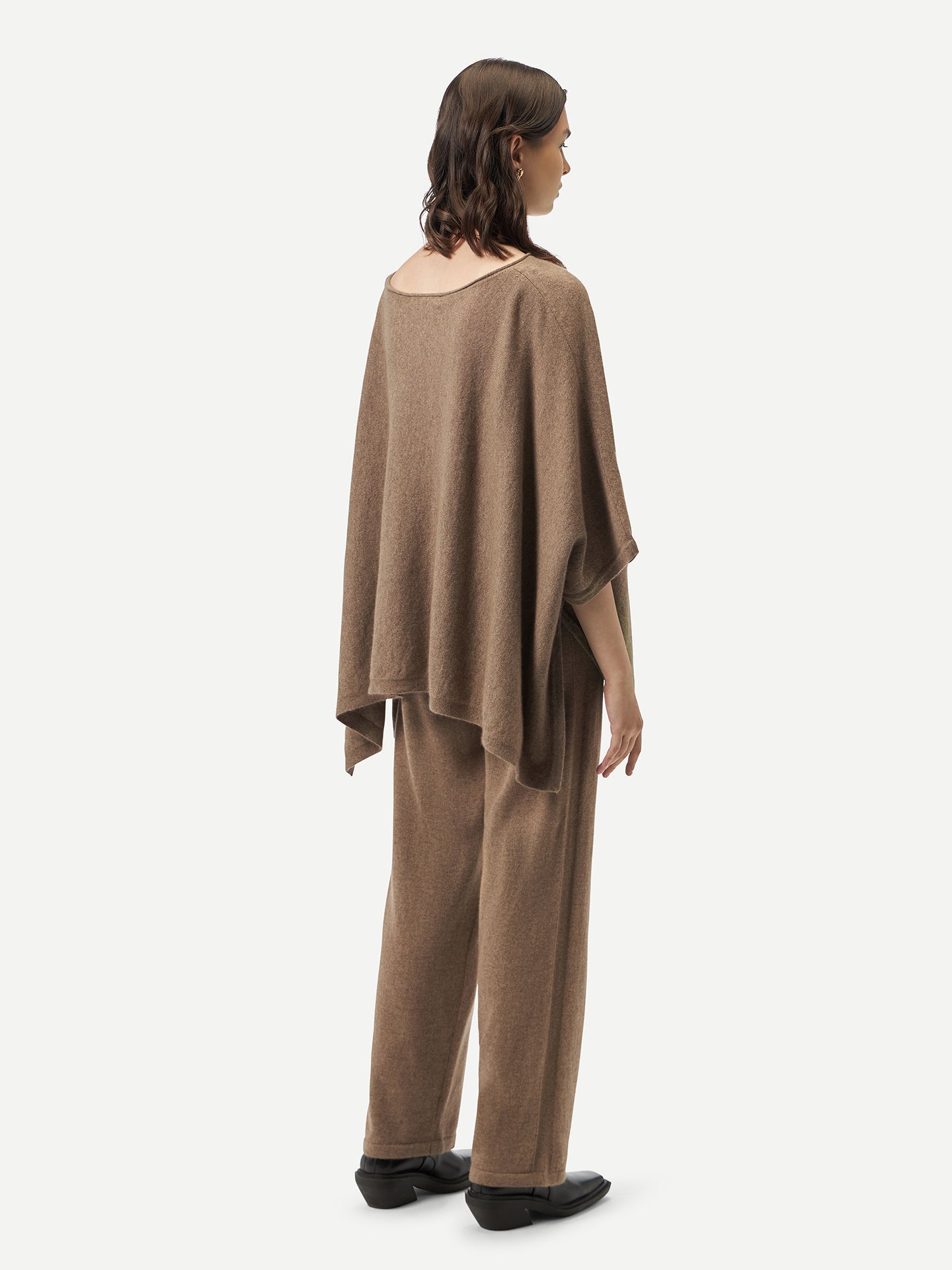 Poncho en cachemire de GOBI - A/H 2023 Taupe - Gobi Cashmere