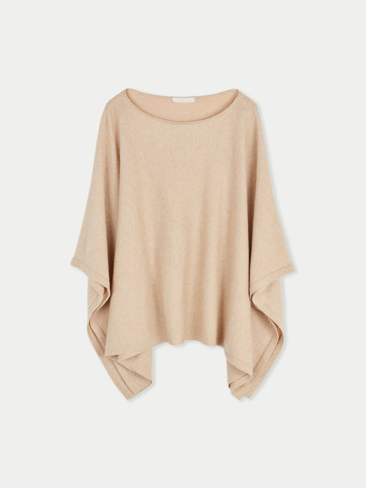 Poncho en cachemire de GOBI - A/H 2023 Taupe - Gobi Cashmere
