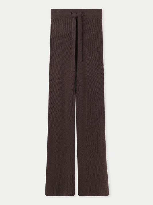 Pantalon côtelé en cachemire Gris - Gobi Cashmere