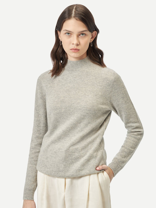 Pull col haut en Cachemire pour femmes - Gobi Cashmere