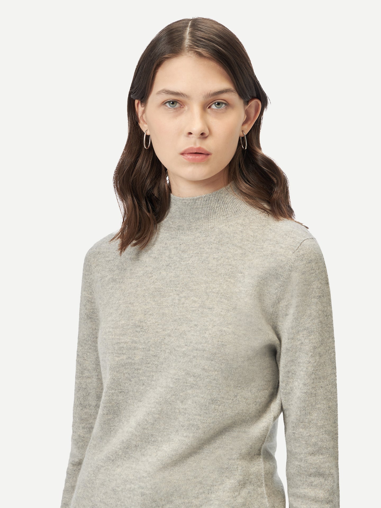 Pull col haut en Cachemire pour femmes - Gobi Cashmere