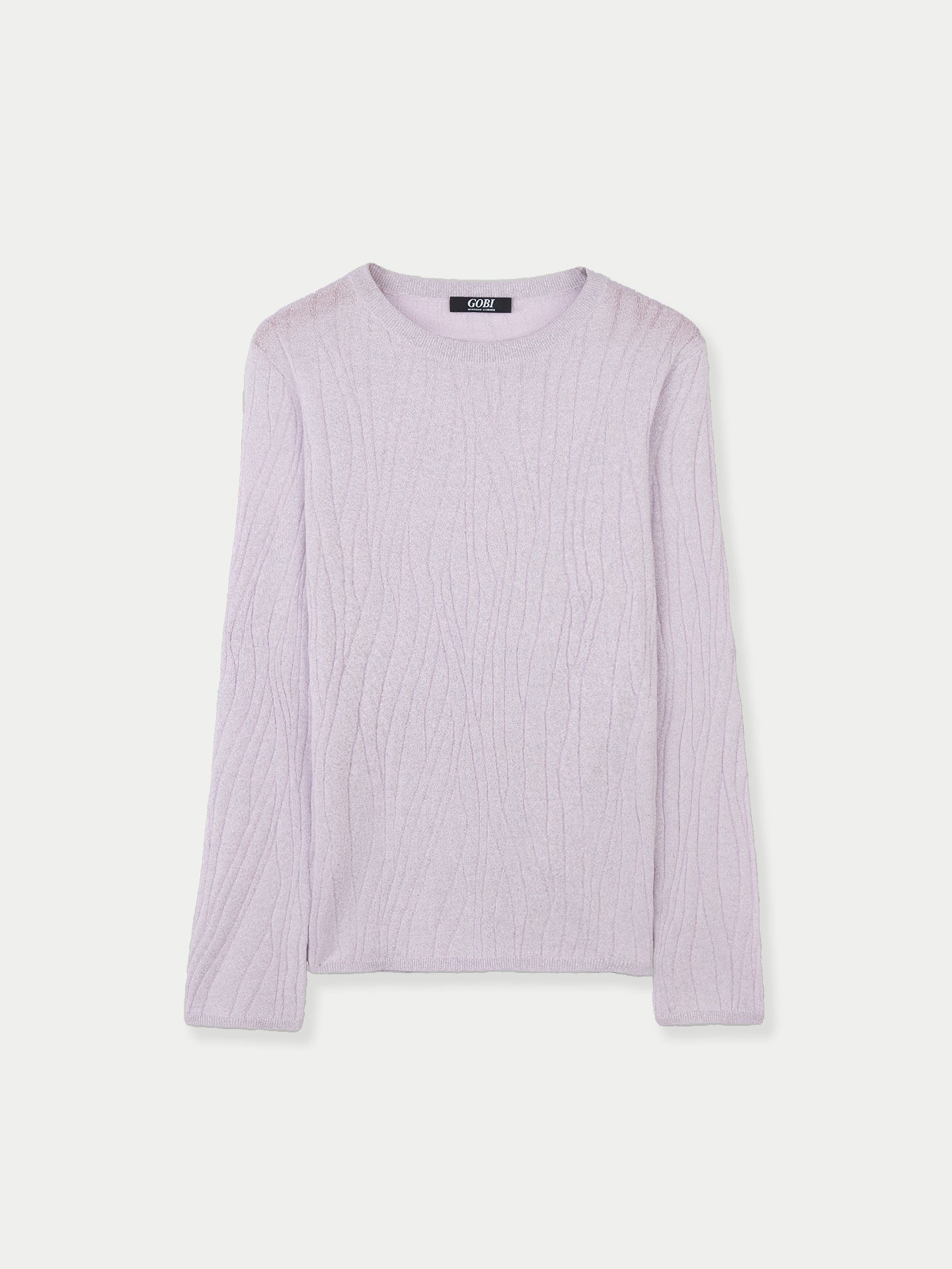 Pull en soie et cachemire avec fils argentés | GOBI Cashmere