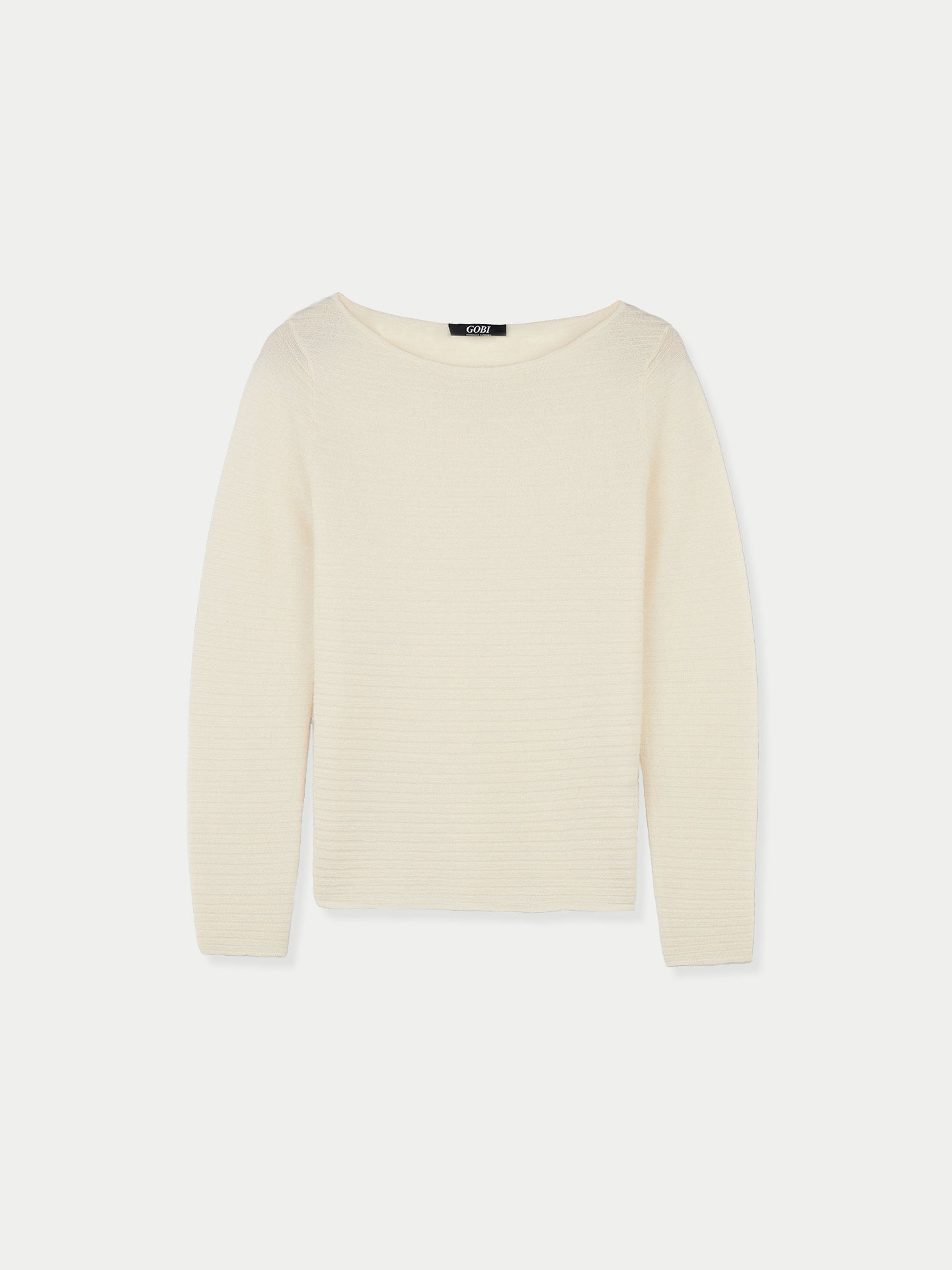 Pull côtelé en soie et cachemire luxueux | GOBI Cashmere