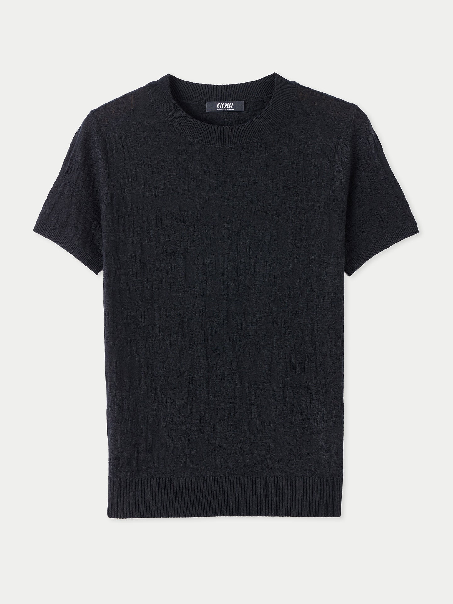 T-Shirt en soie et cachemire
