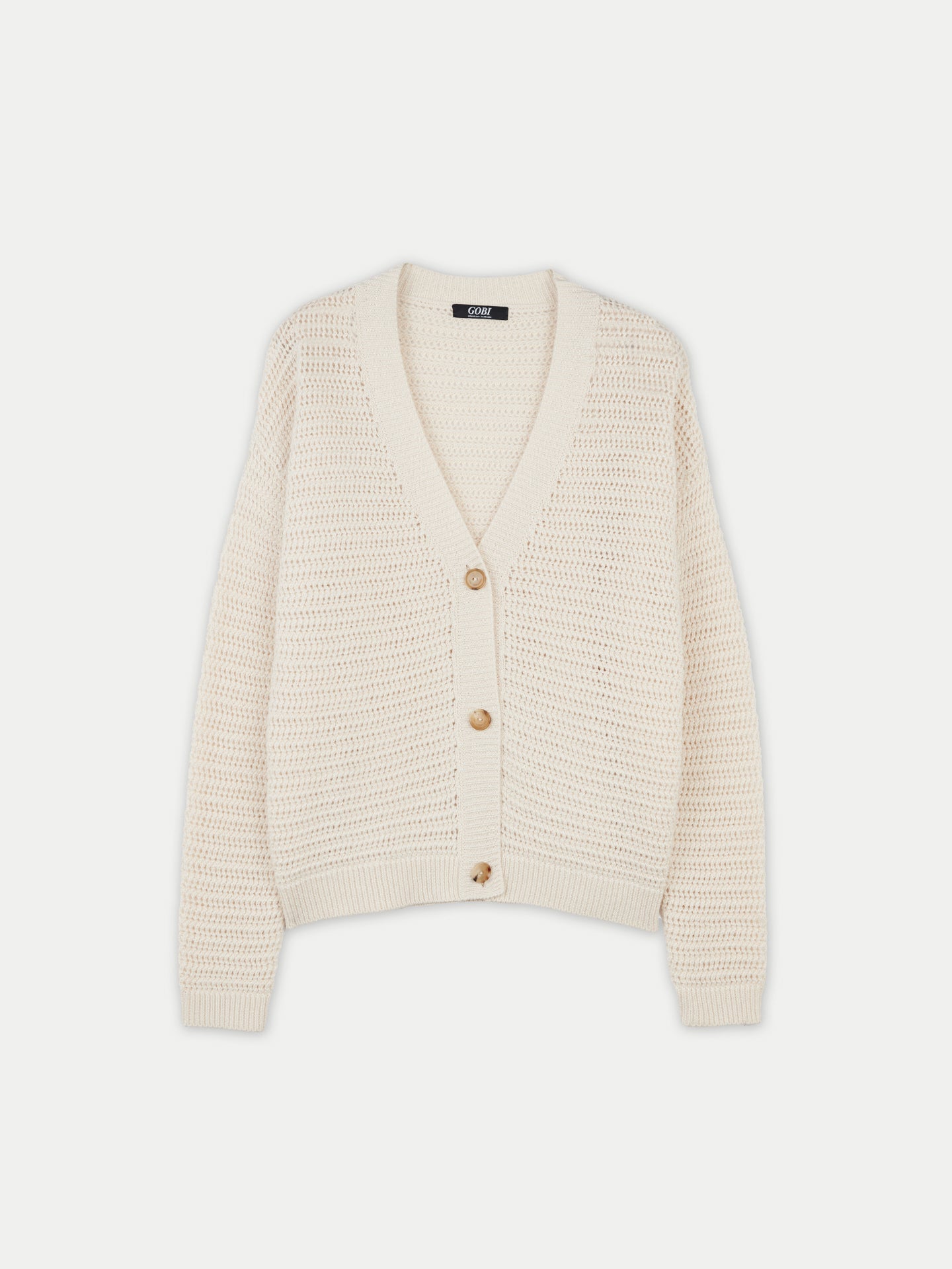Cardigan en coton et cachemire confortable | GOBI Cashmere