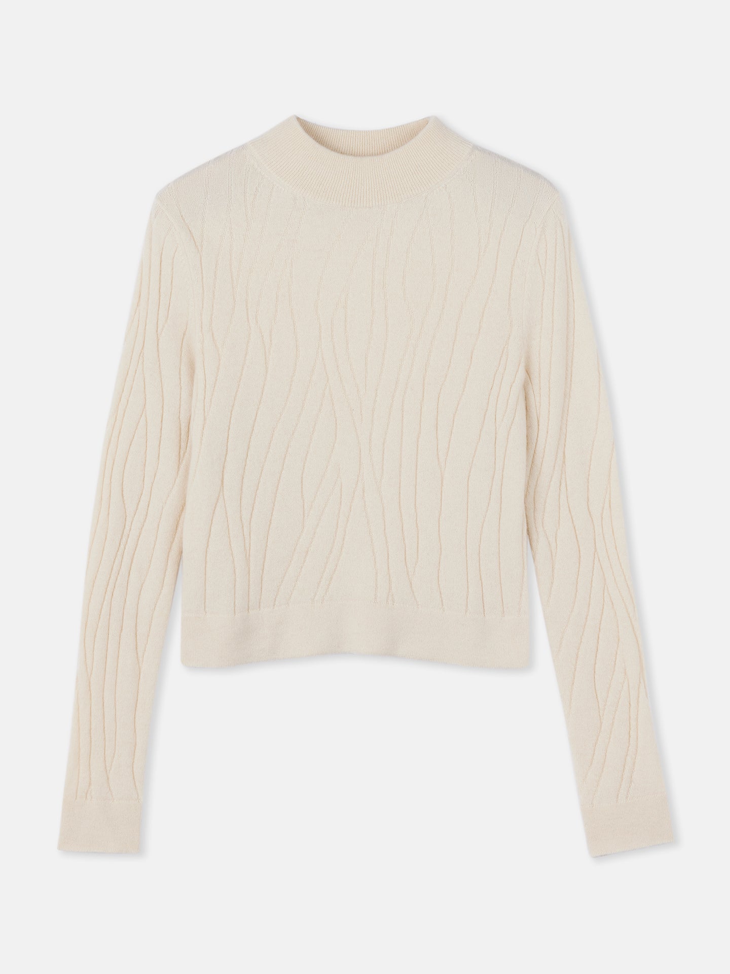 Pull en cachemire à encolure courte et haute | GOBI Cashmere