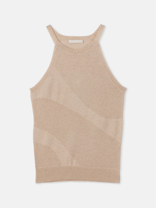 Top luxueux en cachemire de couleur organique| GOBI Cashmere