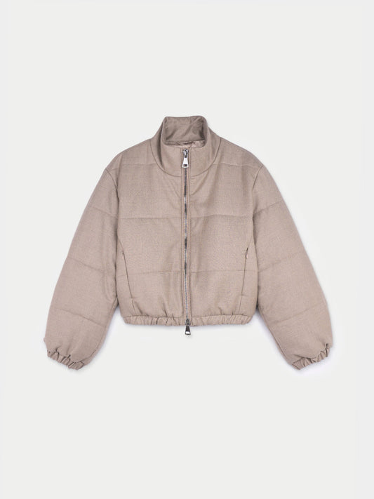Veste courte Taupe - Gobi Cashmere