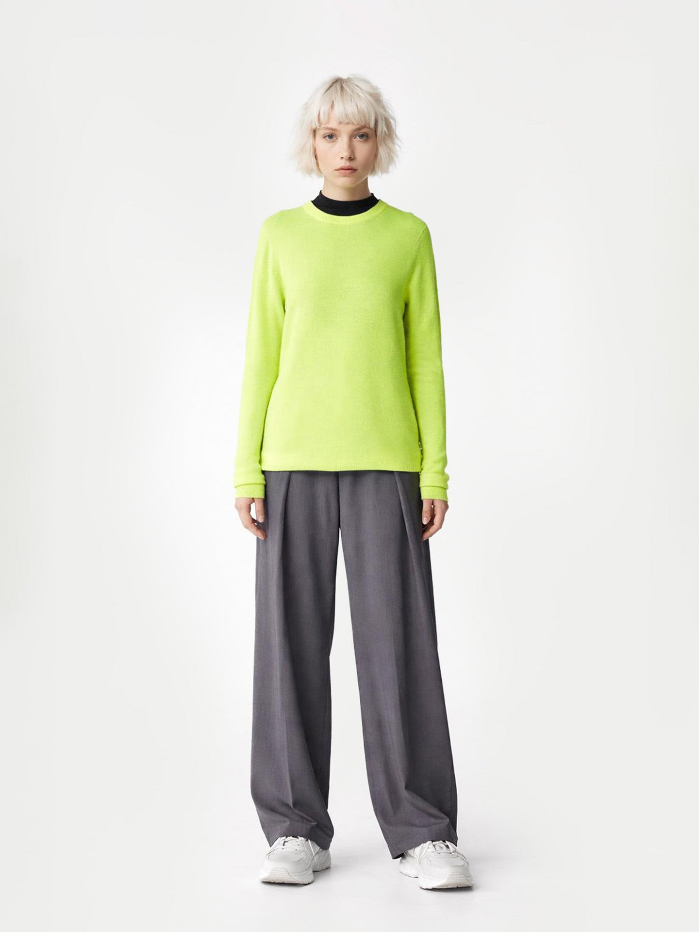 Pull col rond en cachemire Essential pour femmes