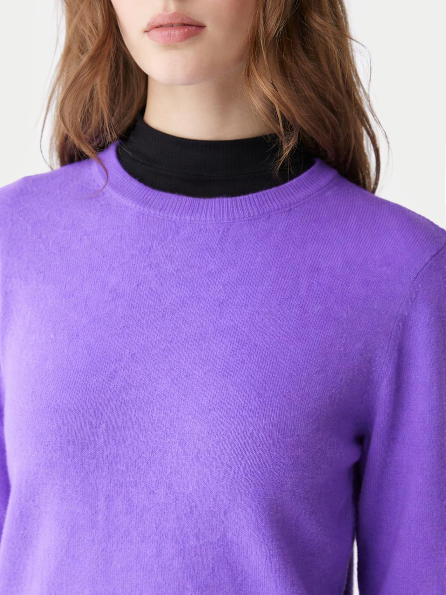 Pull col rond en cachemire Essential pour femmes