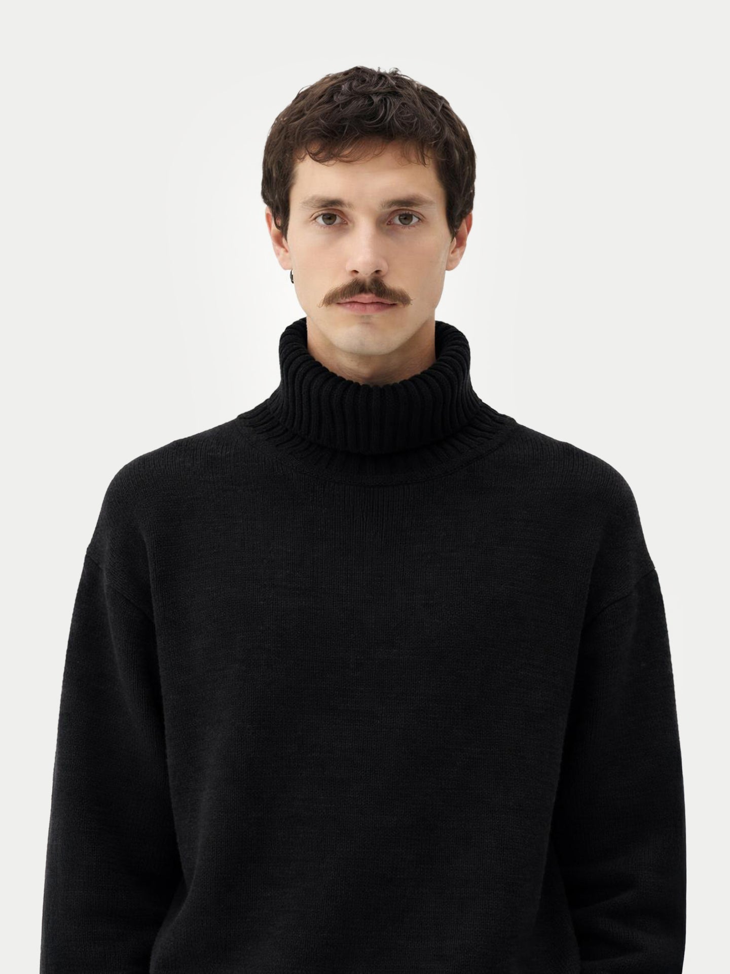 Col roulé en cachemire pour hommes