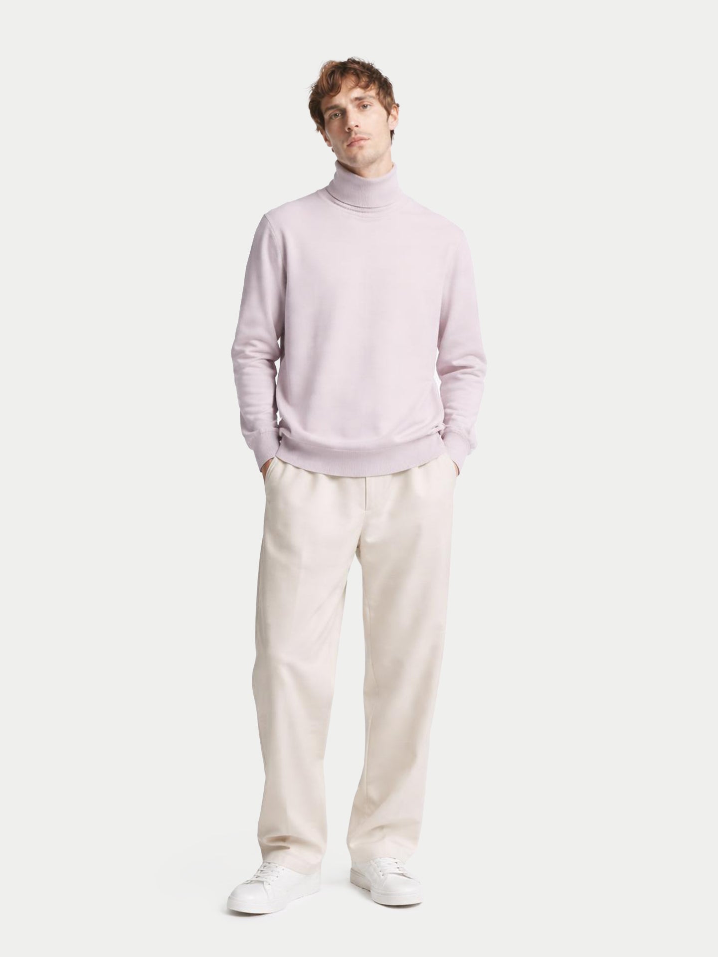 Pull col roulé en cachemire Essential pour hommes