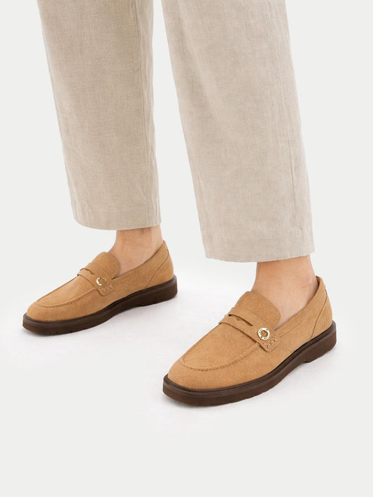 Mocassins en cachemire