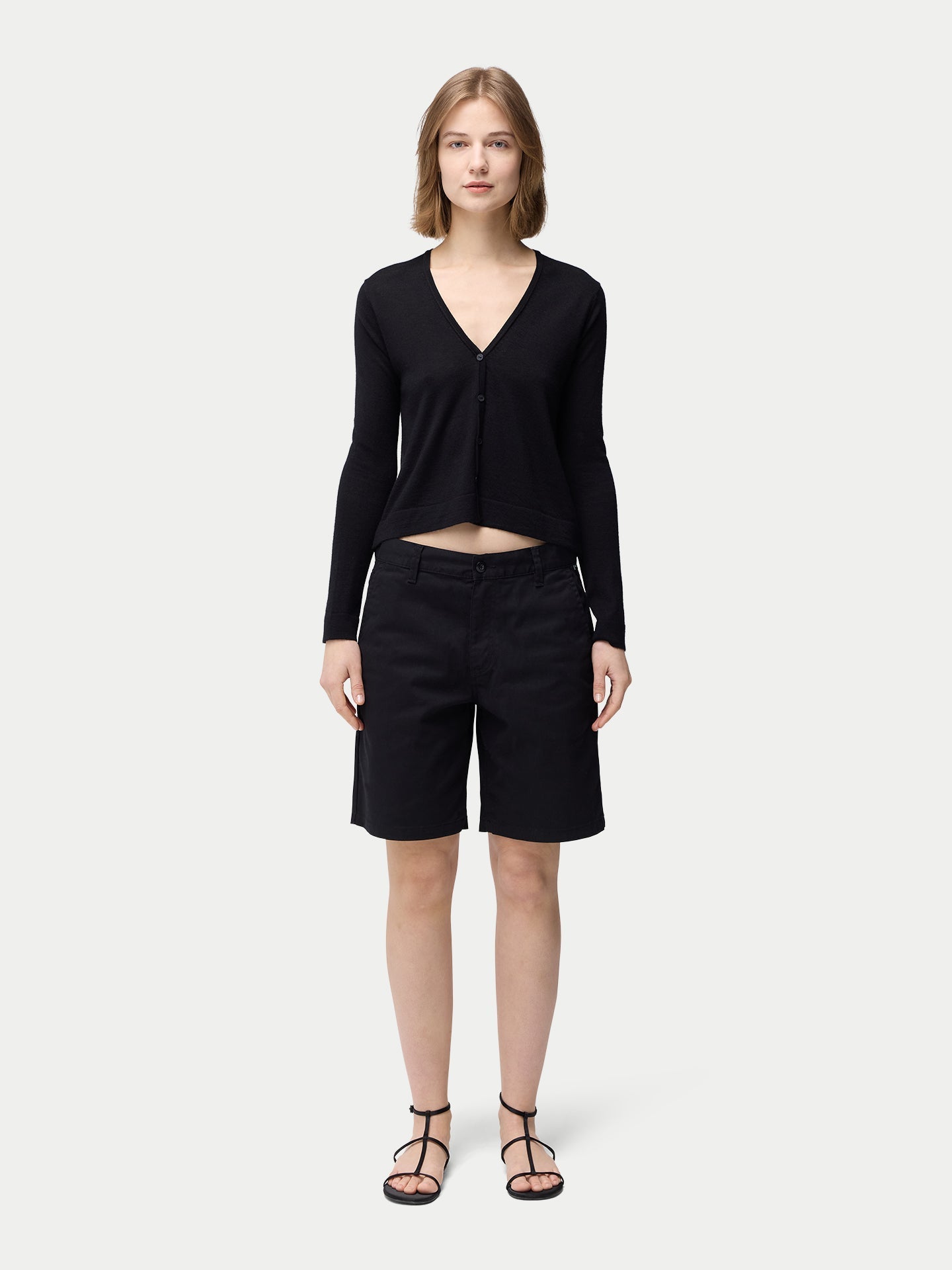 Cardigan léger en soie de cachemire
