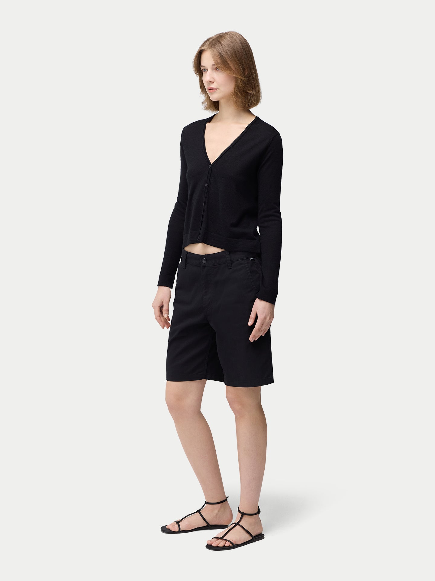 Cardigan léger en soie de cachemire