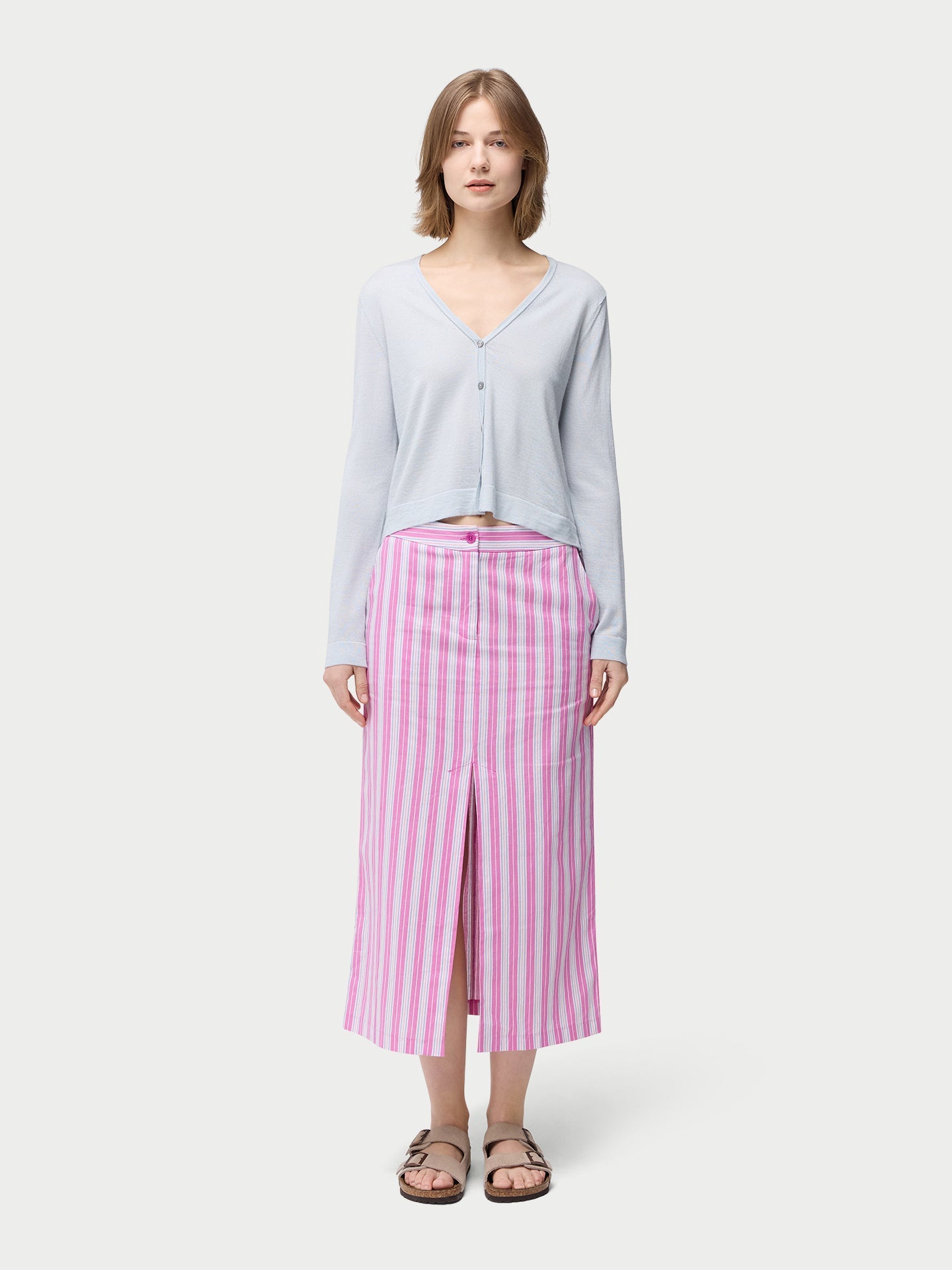 Cardigan léger en soie de cachemire