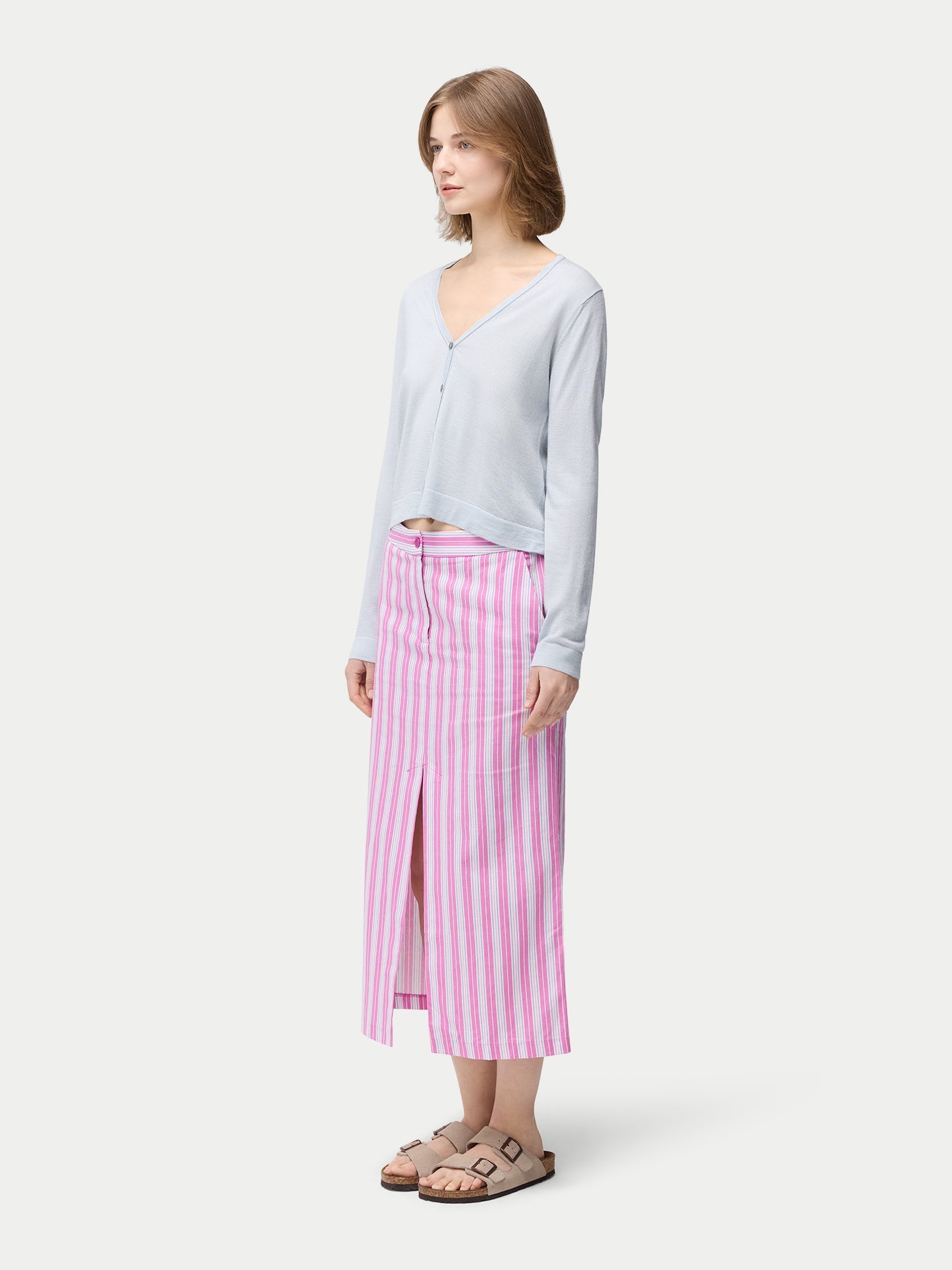 Cardigan léger en soie de cachemire