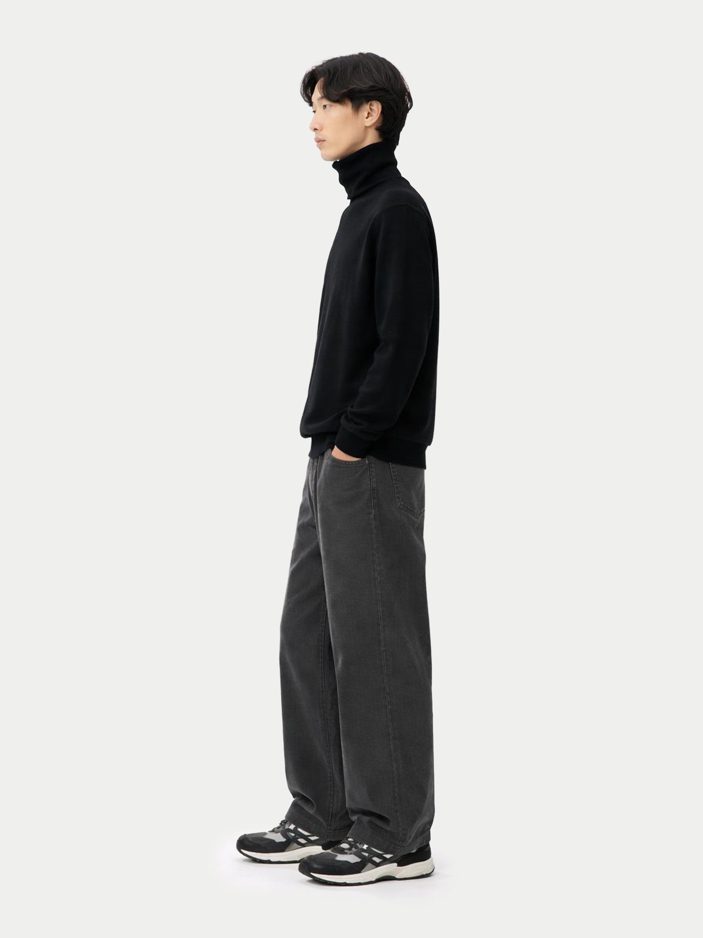 Pull col roulé en cachemire Essential pour hommes