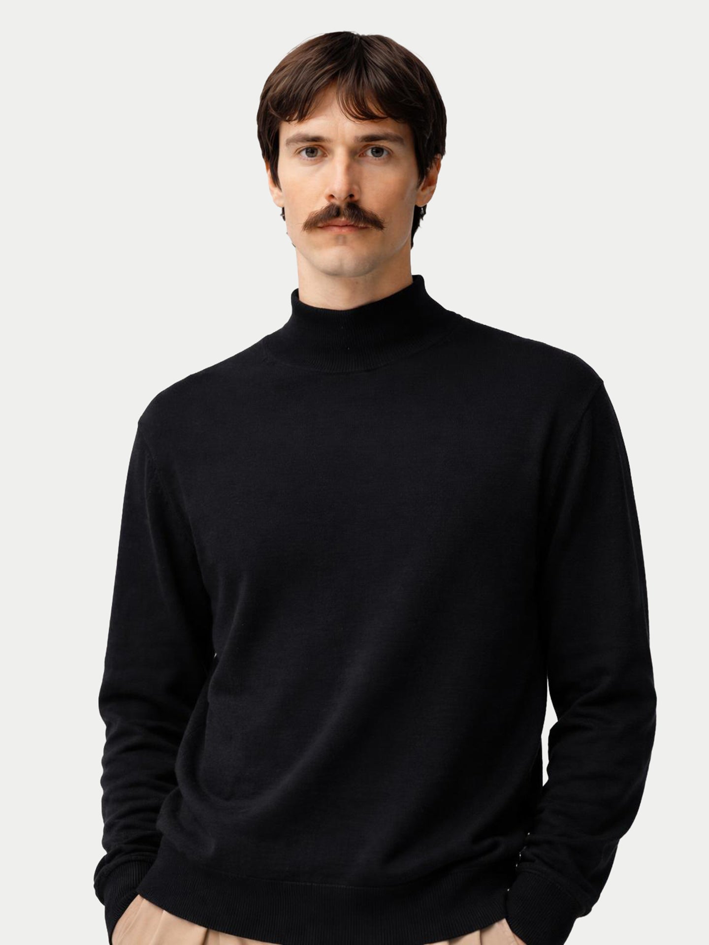 Pull col haut en cachemire Timeless pour hommes
