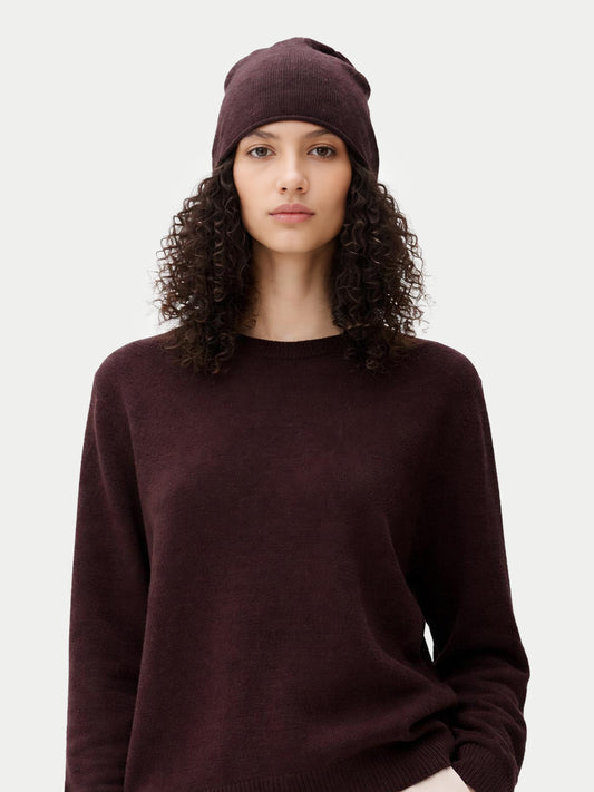 Ensemble pull et bonnet en cachemire