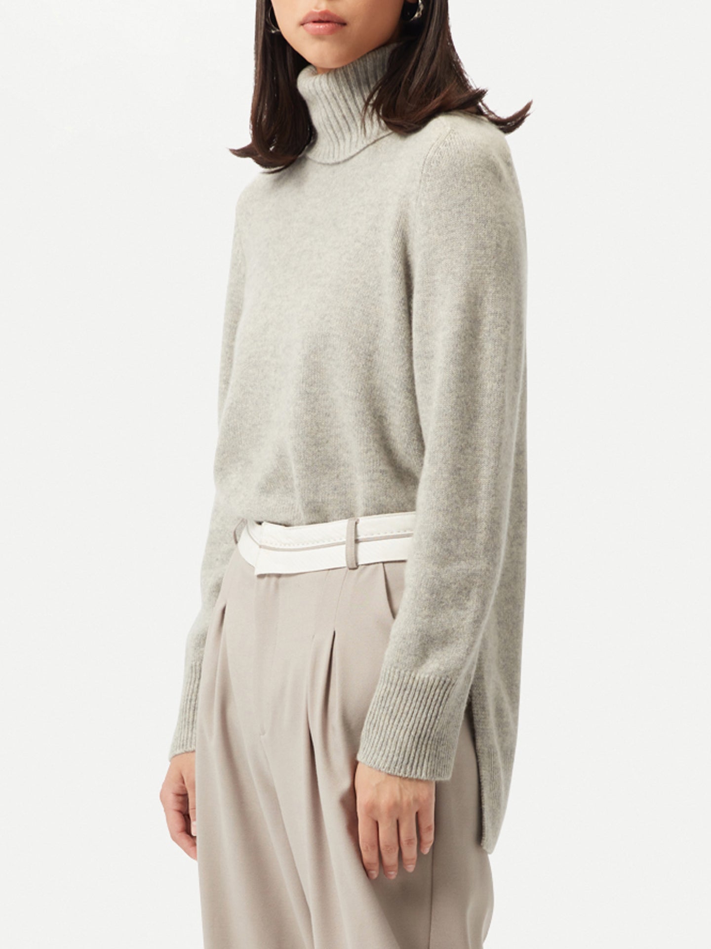 GOBI Col roulé en cachemire - Collection Country-Chic Gris - Gobi Cashmere