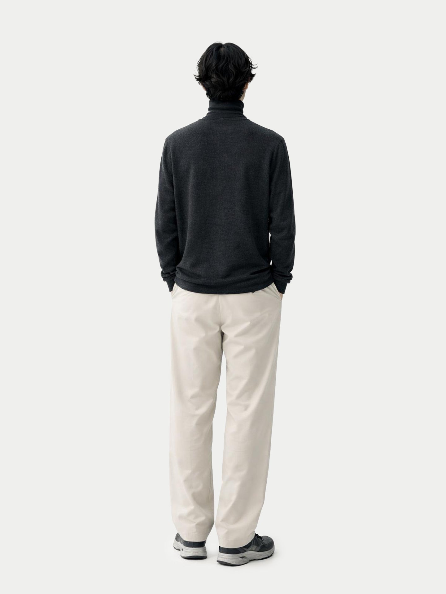 Pull col roulé en cachemire Essential pour hommes