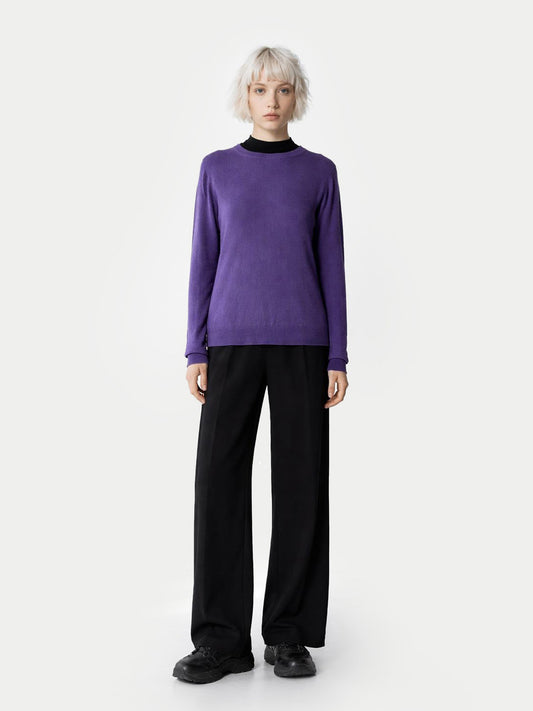 Pull col rond en cachemire Essential pour femmes