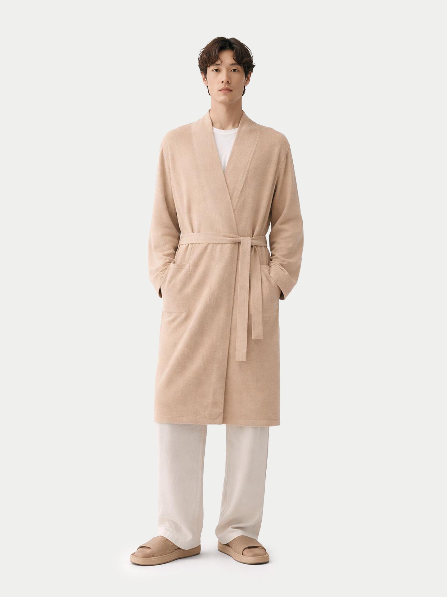 Robe de chambre en cachemire pour hommes