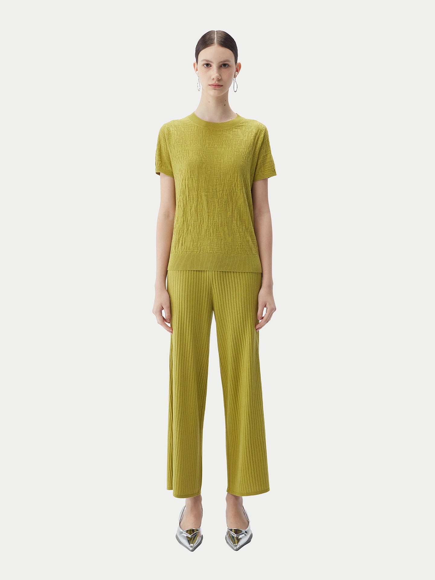 T-shirt moderne et chic en soie et cachemire | GOBI Cashmere