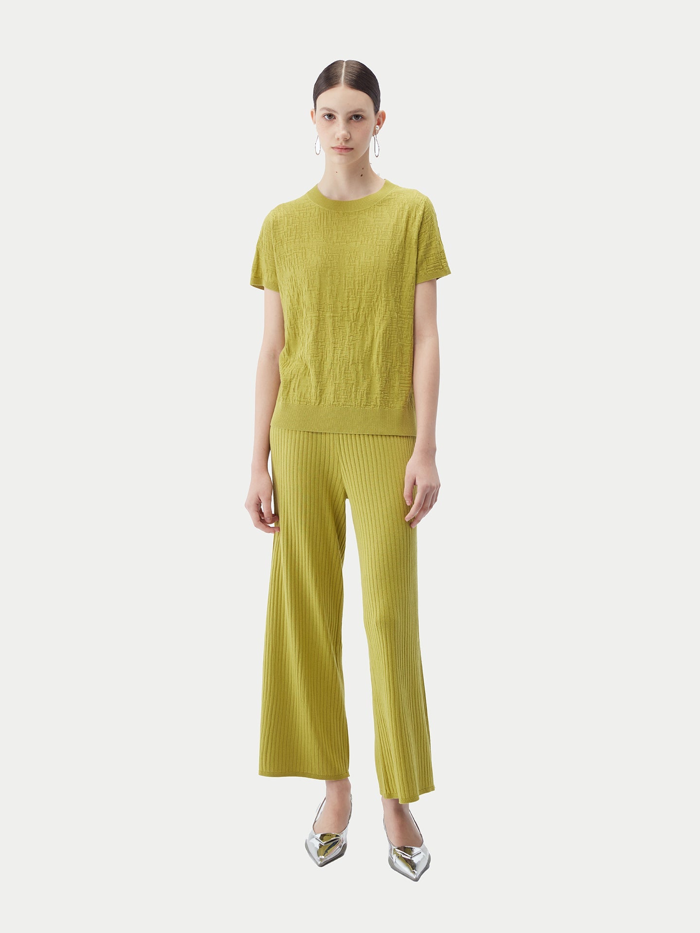 T-shirt moderne et chic en soie et cachemire | GOBI Cashmere