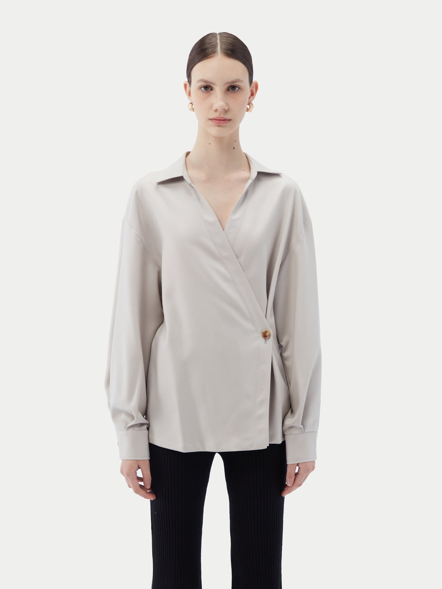 GOBI Cashmere | Chemise cachemire | Chemise polo