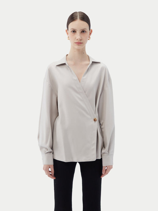 GOBI Cashmere | Chemise cachemire | Chemise polo