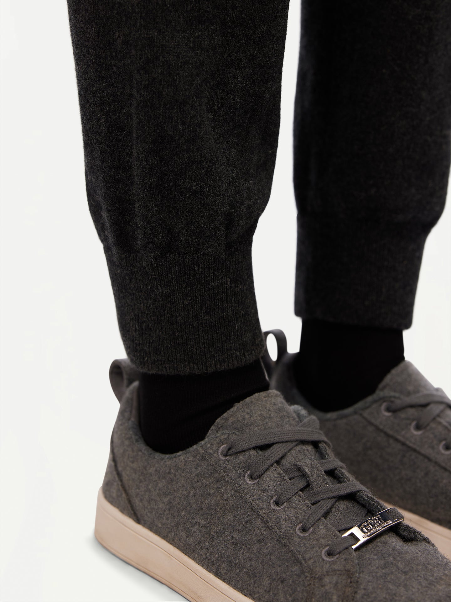 Jogging femme en Cachemire pour femmes Gris - Gobi Cashmere