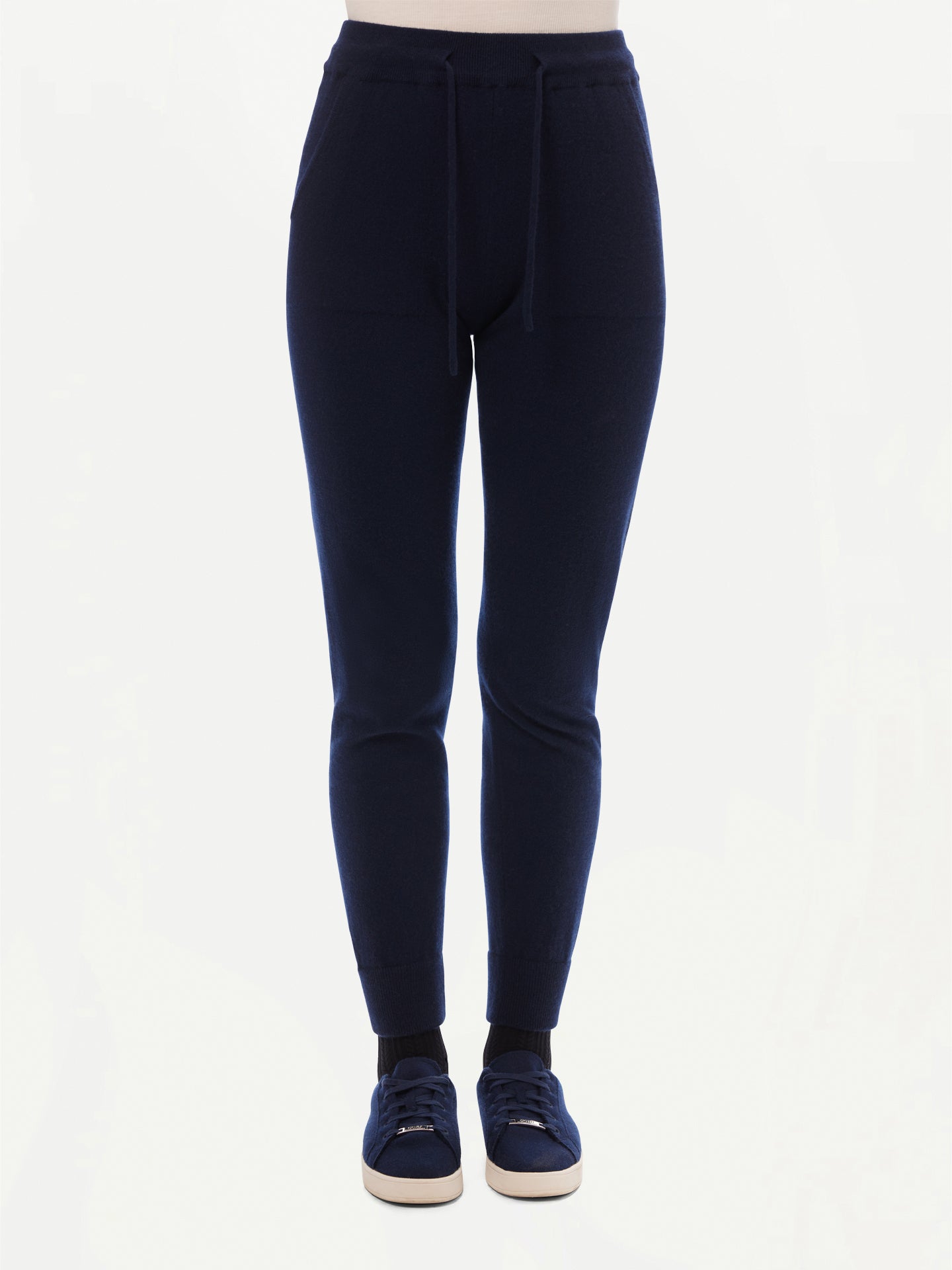 Jogging femme en Cachemire pour femmes Marin - Gobi Cashmere