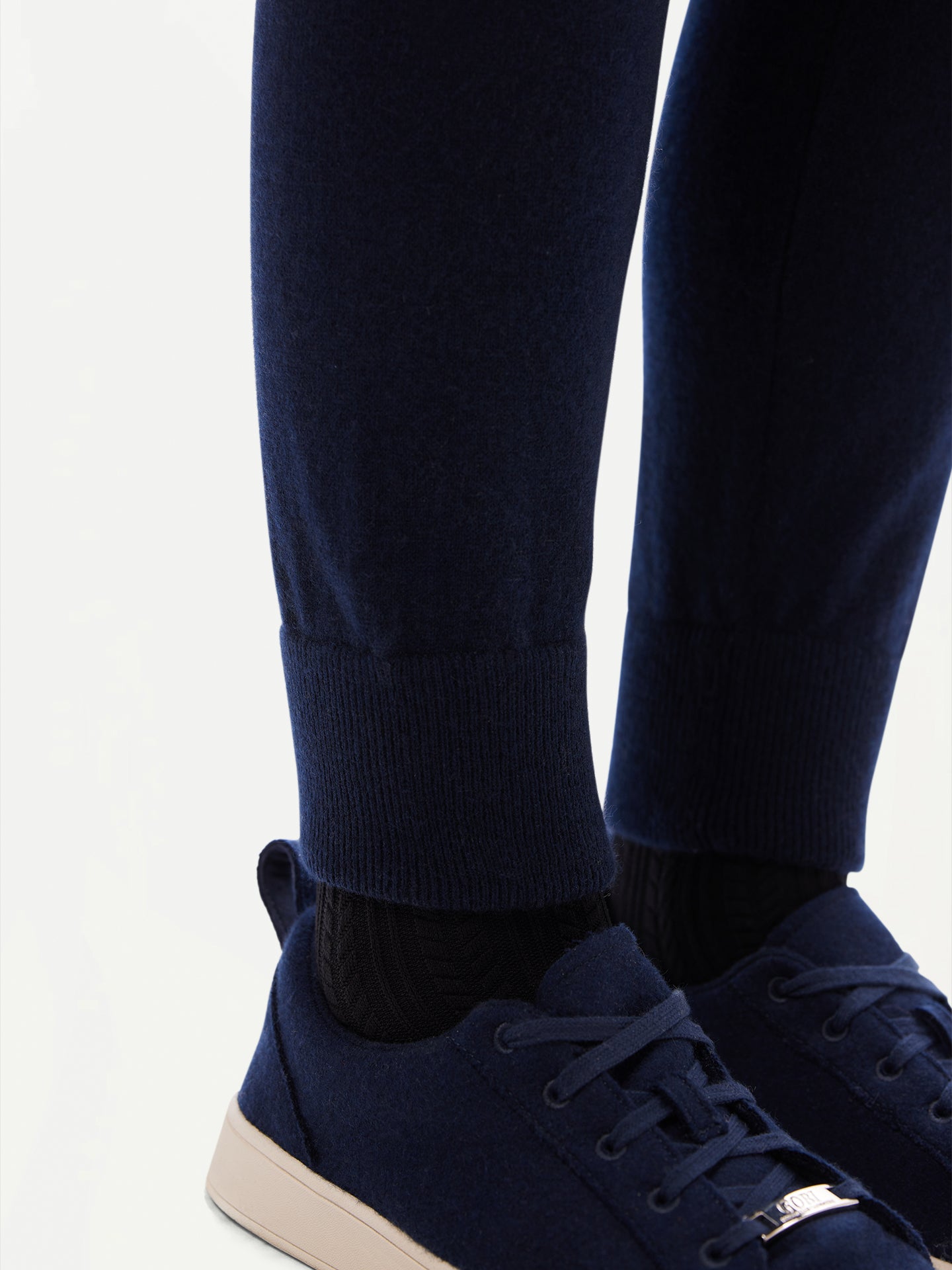 Jogging femme en Cachemire pour femmes Marin - Gobi Cashmere