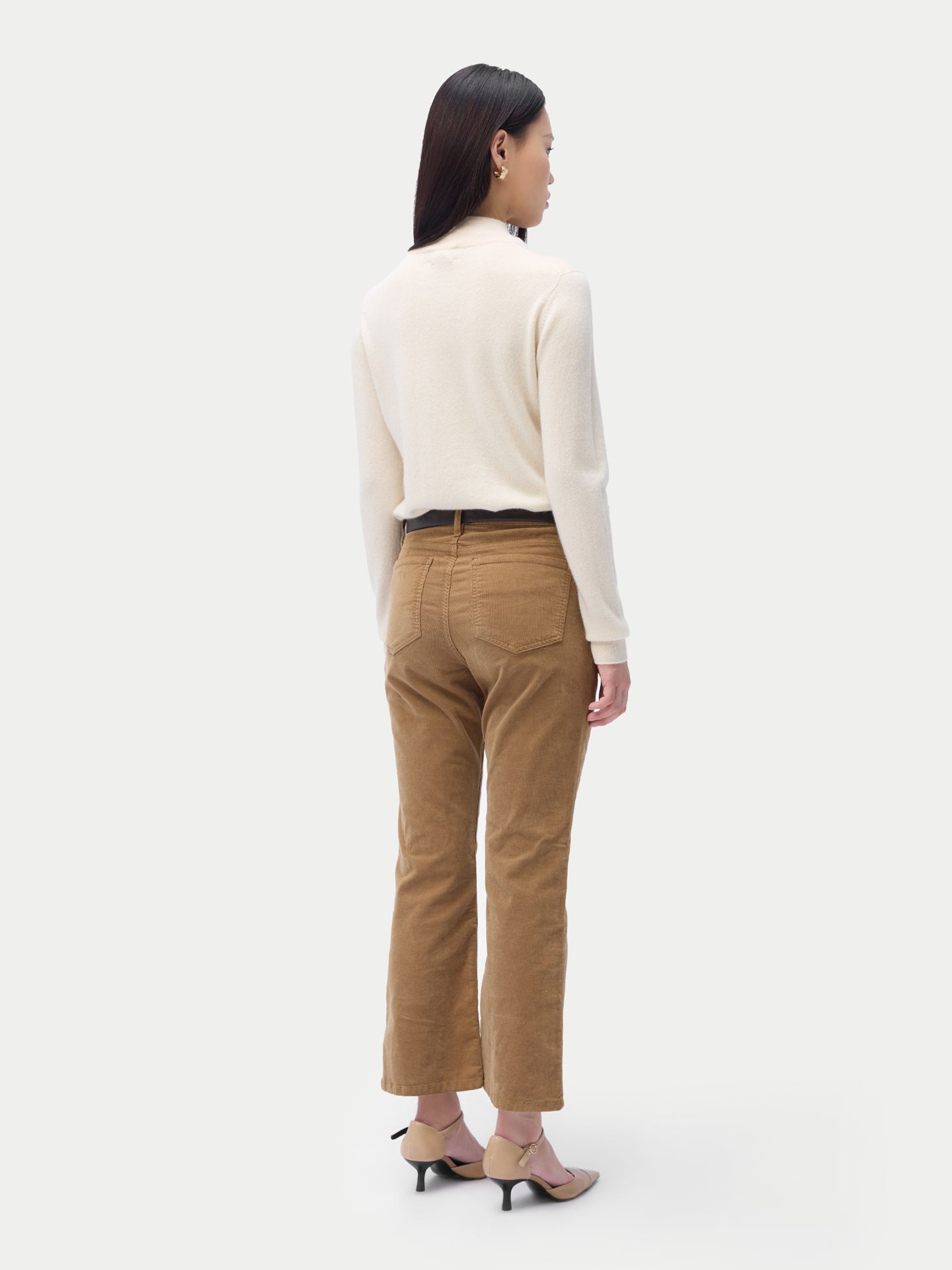 Pull col haut en cachemire Essential pour femmes Couleur Organique