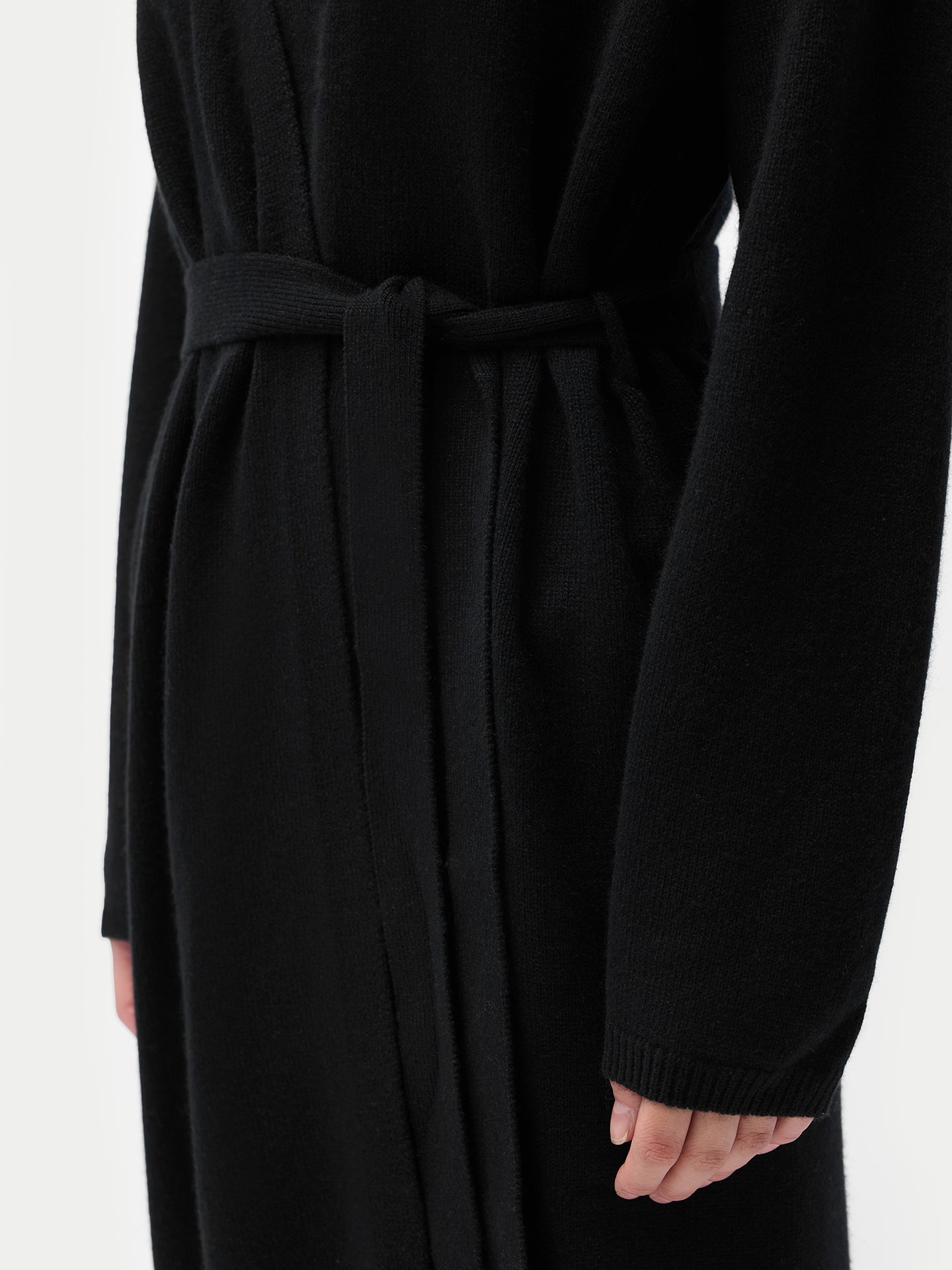 Robe longue de maternité en cachemire