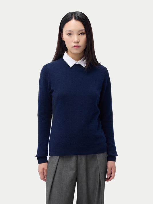Pull col rond en cachemire Essential pour femmes
