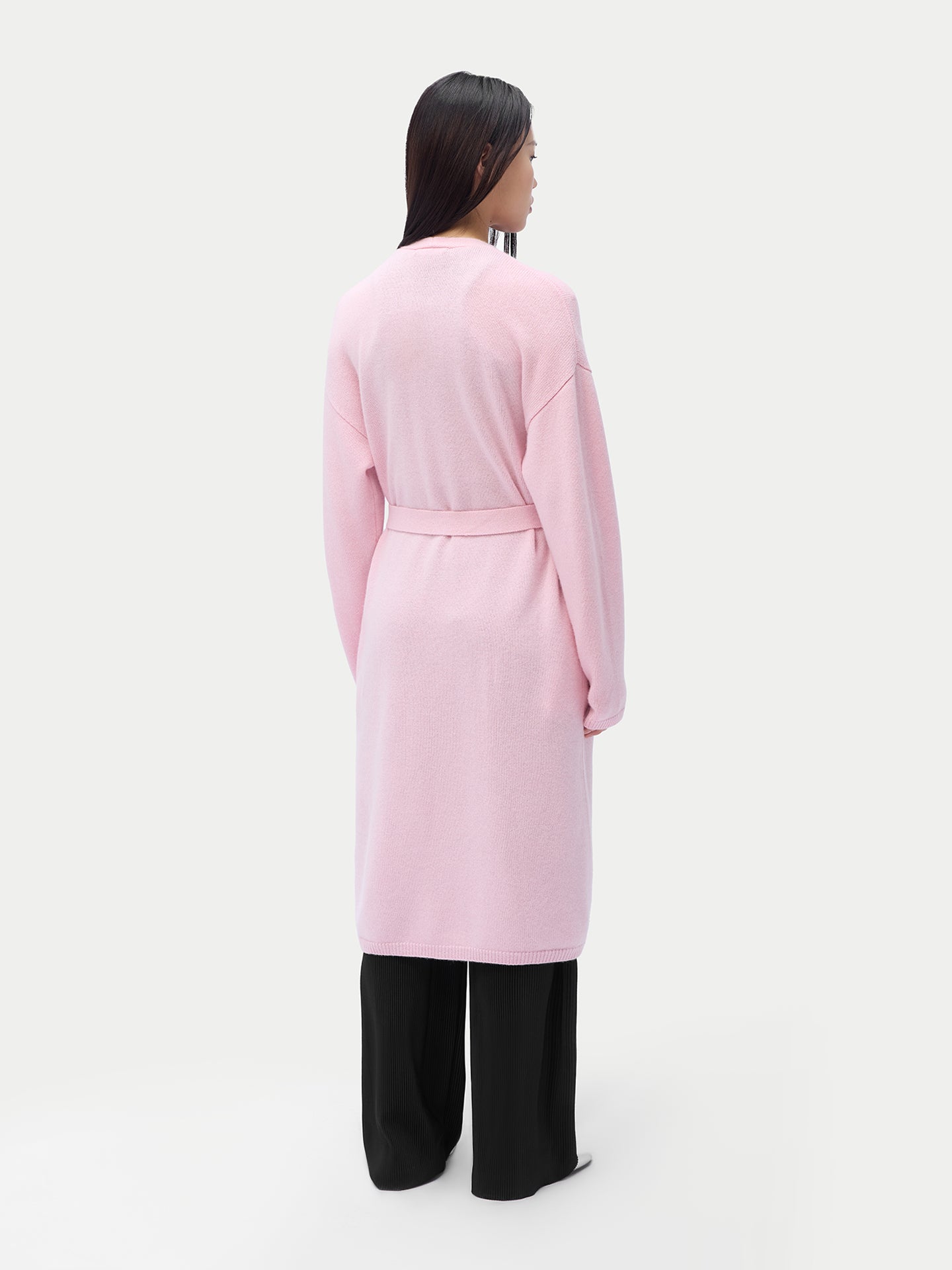 Robe longue de maternité en cachemire