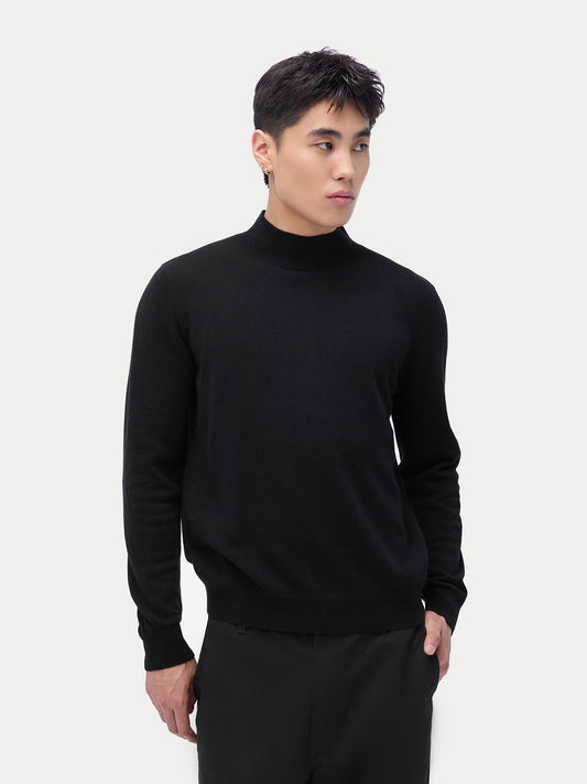 Pull col haut en cachemire Essential pour hommes