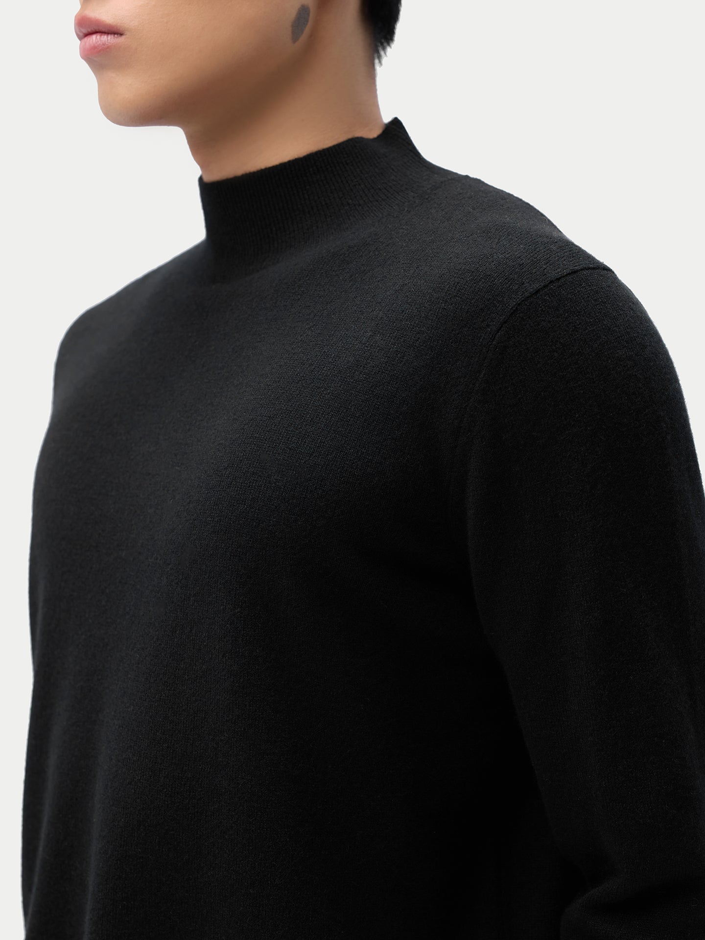 Pull col haut en cachemire Essential pour hommes