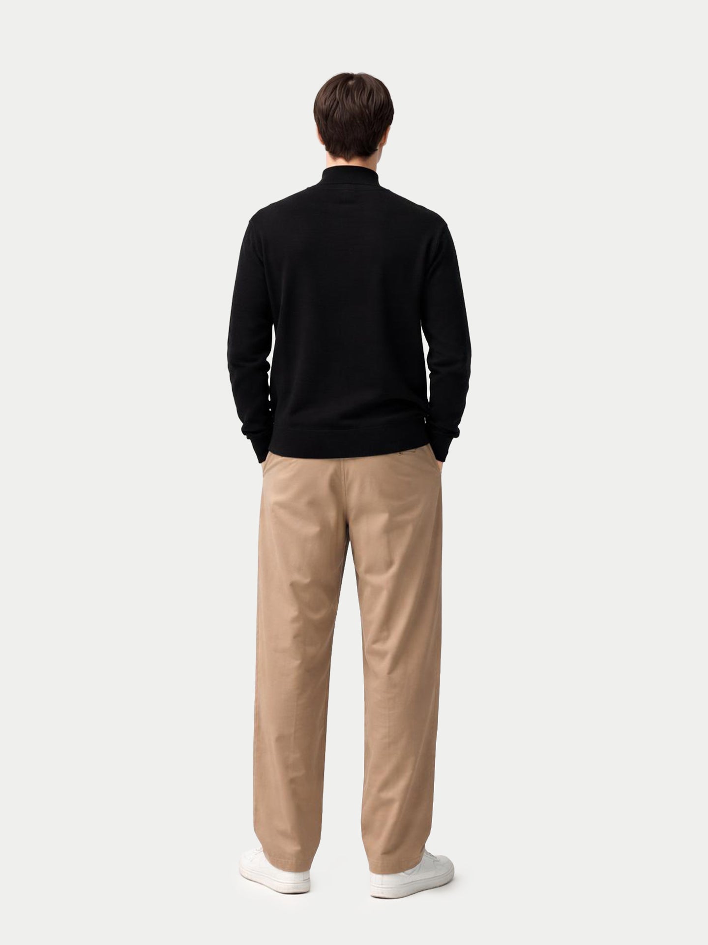 Pull col haut en cachemire Timeless pour hommes