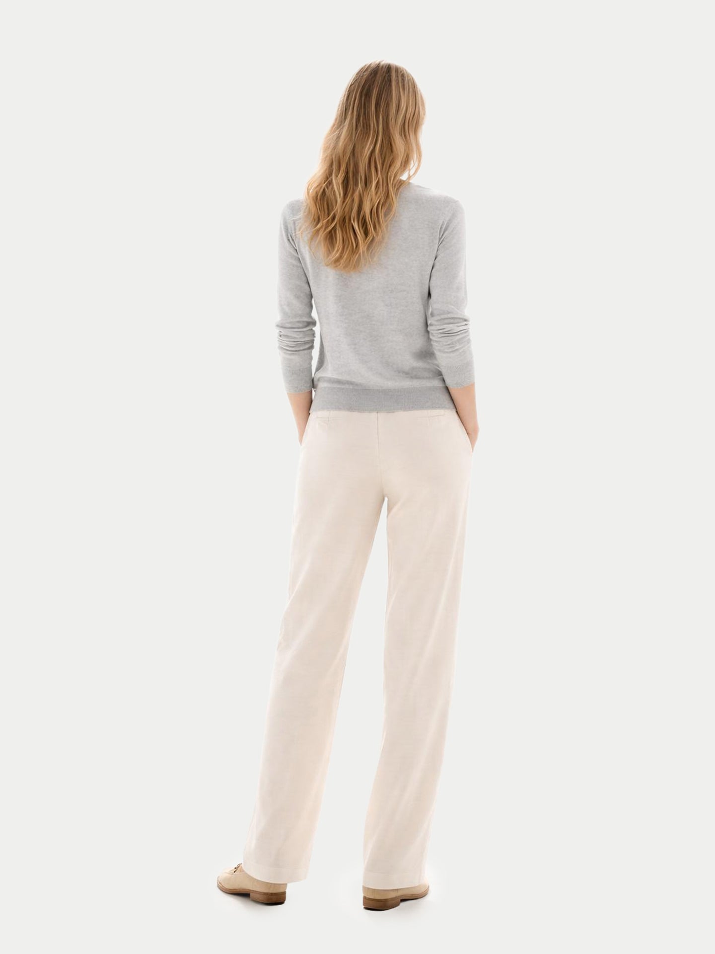 Pull col en V en cachemire Timeless pour femmes