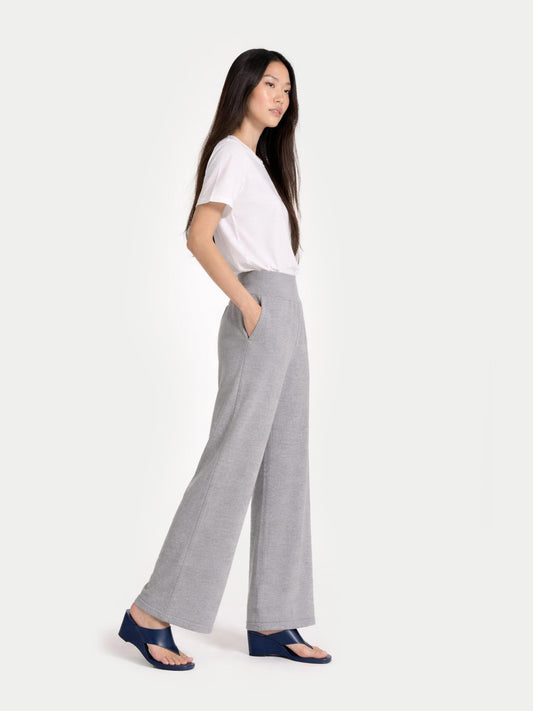 Pantalon large en cachemire