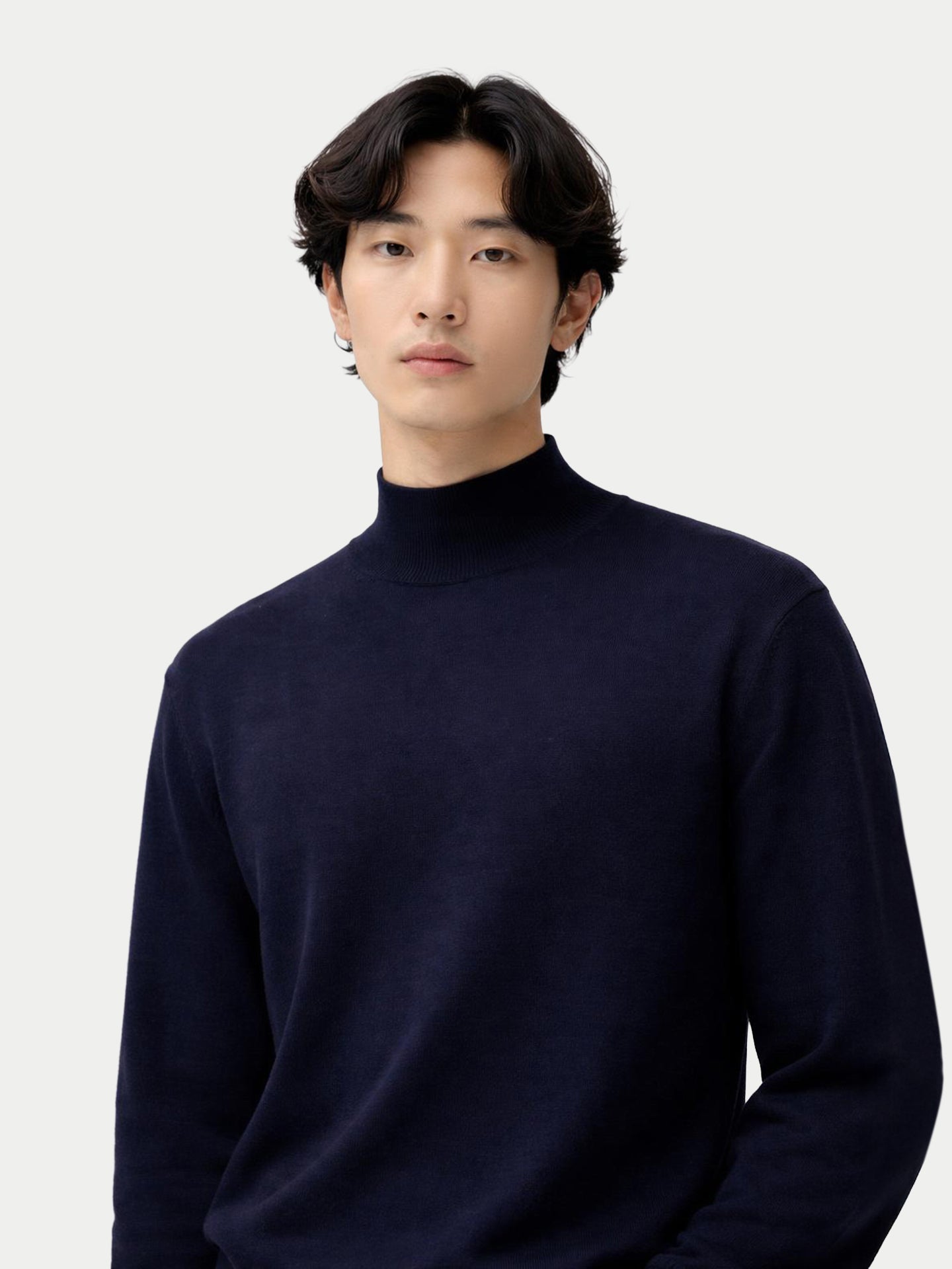 Pull col haut en cachemire Timeless pour hommes
