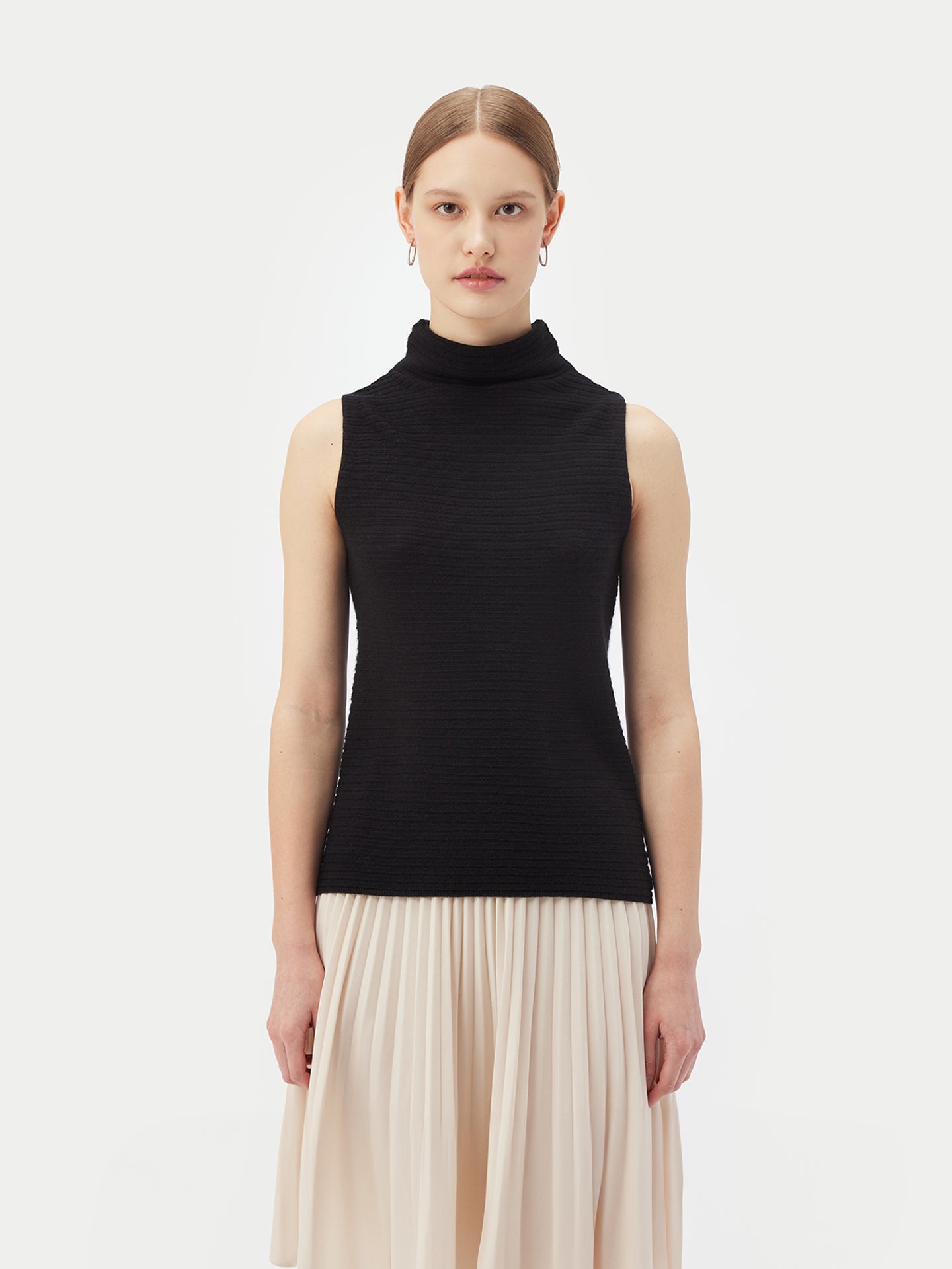 Col roulé léger en soie et cachemire | GOBI Cashmere