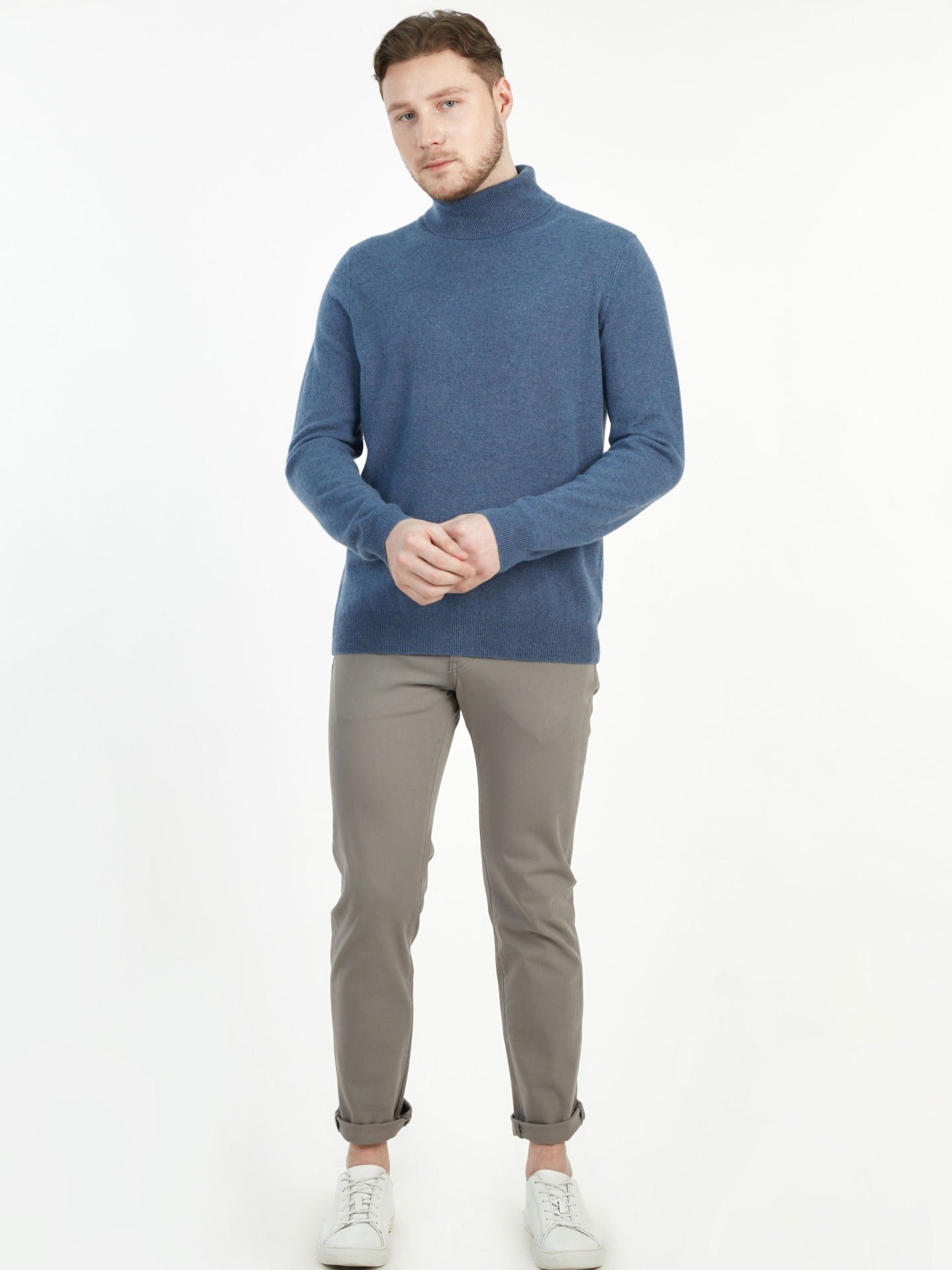 Col roulé homme en cachemire pour hommes - Gobi Cashmere 