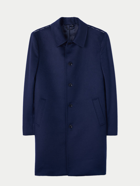 Manteau Homme En Cachemire À Simple Boutonnage