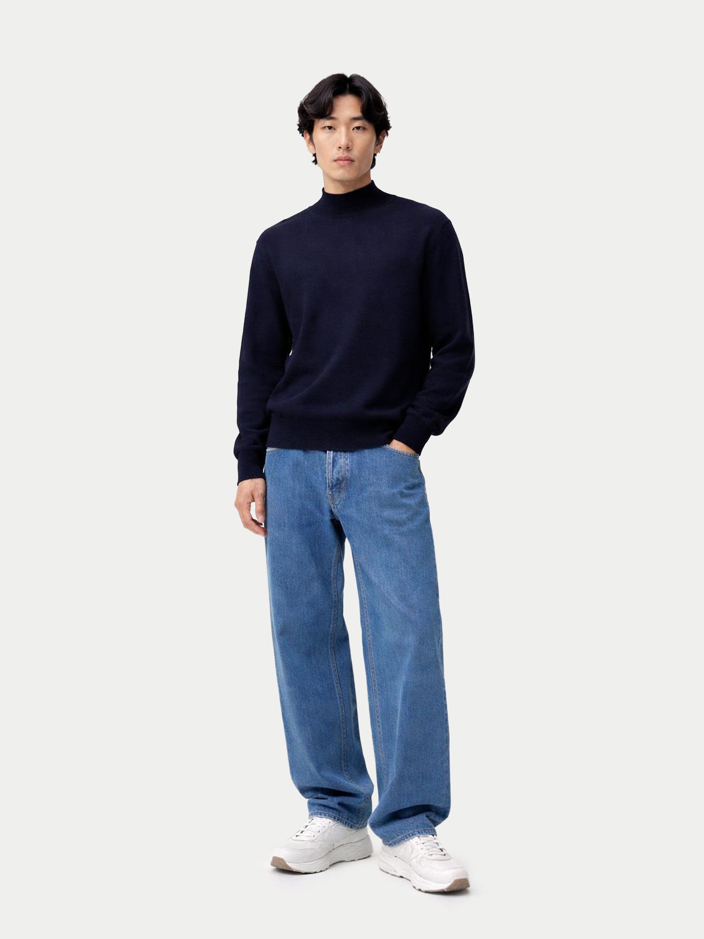 Pull col haut en cachemire Timeless pour hommes