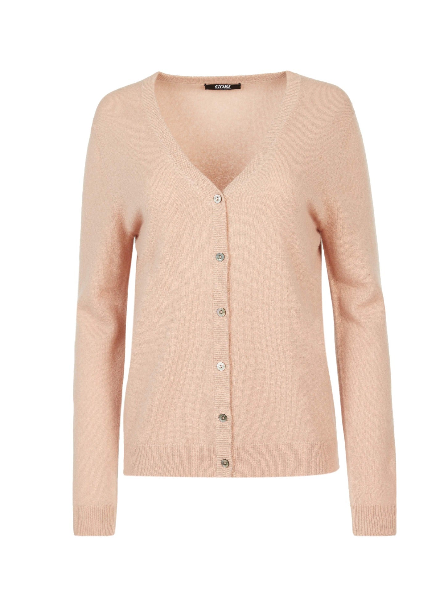 Cardigan col en V en Cachemire pour femmes Marron - Gobi Cashmere